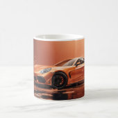 Mug Orange Drifting Sports Car 365 (Centre)