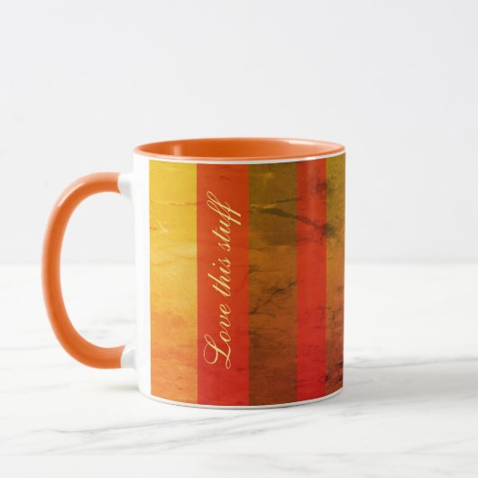 Mug Orange et or (Gauche)