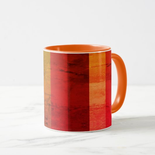 Mug Orange et or (Devant droit)