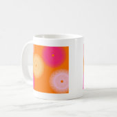 Mug orange et rose pop couleur (Devant gauche)