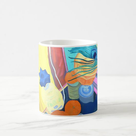 Mug Orange et une plume (Centre)