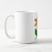 Mug Orange Floral Love Groves (Gauche)