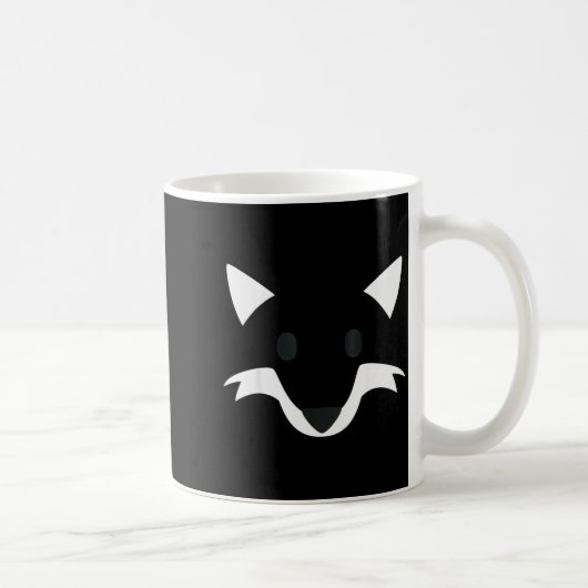 Mug Orange Fox Face Halloween Apparel Matching Group F (Droite)