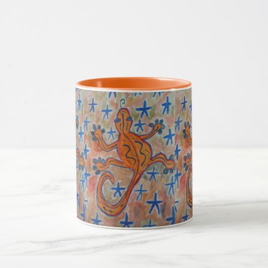 Mug Orange Gecko (Centre)