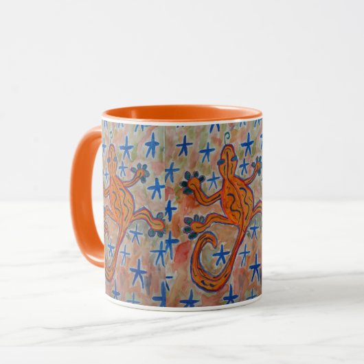 Mug Orange Gecko (Devant gauche)