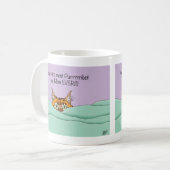 Mug Orange Gingembre Violet Maman Chat Mignonne Fête d (Devant gauche)