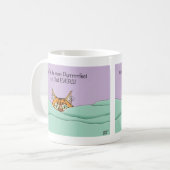 Mug Orange Gingembre Violet Mignon Chat Papa Fête des (Devant gauche)
