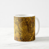 Mug Orange grunge textureabstrait, antique, antique, a (Devant droit)