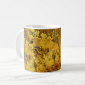 Mug Orange grunge textureabstrait, antique, antique, a (Devant gauche)