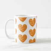 Mug Orange Heart Best Friends All Occasion Gift  (Gauche)