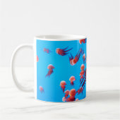 MUG ORANGE JELLY FISH (Gauche)