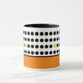 Mug Orange Jouer pois Color Block (Centre)