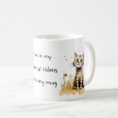 Mug Orange Kitty My Cute Cat Vidéos Regarder (Devant droit)
