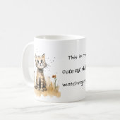 Mug Orange Kitty My Cute Cat Vidéos Regarder (Devant gauche)