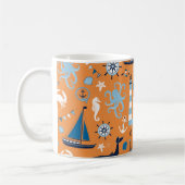 Mug Orange marine (Gauche)
