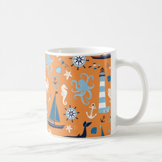 Mug Orange marine (Droite)