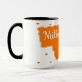 Mug Orange Millennial MaMa Design 90S Throwback (Gauche)