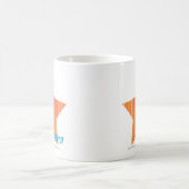 Mug Orange mince 4 de rayures (Centre)