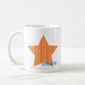 Mug Orange mince 4 de rayures (Gauche)