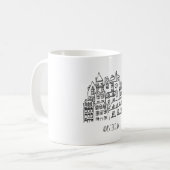 Mug Orange néerlandaise de souvenir de ville (Devant gauche)