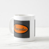 Mug Orange PARASITAIRE sur le chrome (Devant gauche)