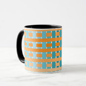 Mug Orange plaqué dégradé (Devant gauche)