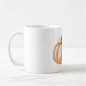 Mug Orange Pumpkin Cream Bow Leaf (Gauche)
