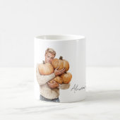 Mug Orange Pumpkins Blond Man (Centre)