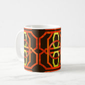 Mug Orange rétro des années 1970 (Devant gauche)