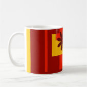 Mug Orange rétro des années 1970 (Gauche)