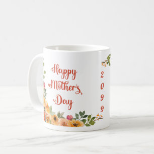 Mug Orange roses Bonne fête des mères année