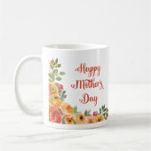 Mug Orange roses Bonne fête des mères année (Gauche)