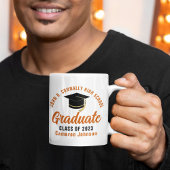 Mug Orange Script Graduate Custom 2023 Graduation