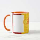 Mug orange soleil (Gauche)