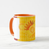 Mug orange soleil (Devant gauche)