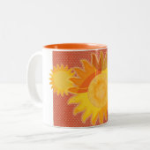 Mug orange soleil (Devant gauche)