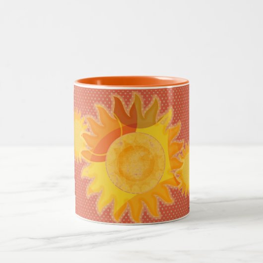 Mug orange soleil (Centre)