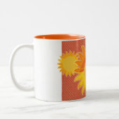 Mug orange soleil (Gauche)