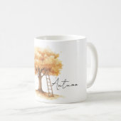 Mug Orange Tree Leaves Ladder (Devant droit)