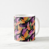 Mug Orange Violet Vert Jaune Abstrait (Devant droit)