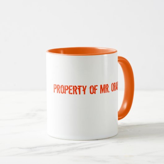 Mug Orange vous heureux