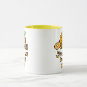 Mug orange vous heureux de boire (Centre)