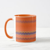 Mug Orange Zigzag (Gauche)