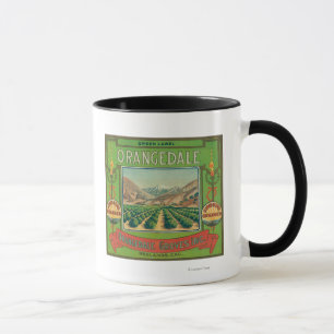 Mug Orangedale LabelRedlands orange, CA