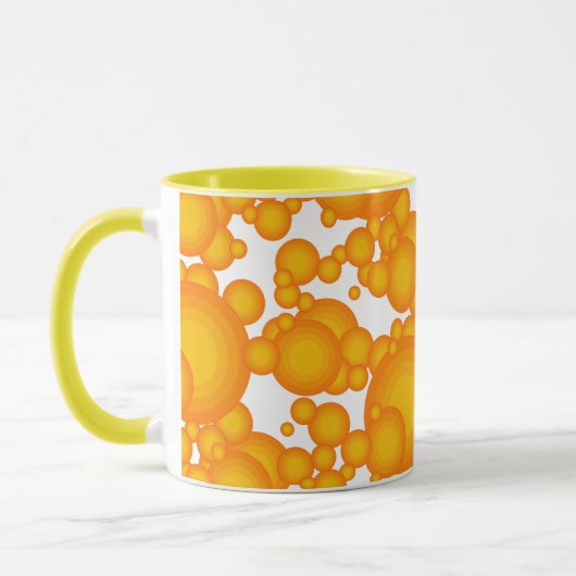 Mug Oranger 70 s styling (Gauche)