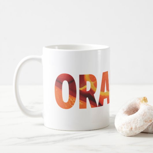 Mug Oranges (Avec donut)