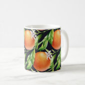 Mug Oranges aquarelles : Motif sans arôme (Devant droit)