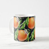 Mug Oranges aquarelles : Motif sans arôme (Devant gauche)