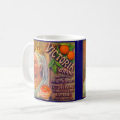 Mug Oranges de la marque Victoria étiquette des années (Devant gauche)
