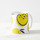 Mug Oranges d'été : Motif de fruits élégant. (Devant droit)